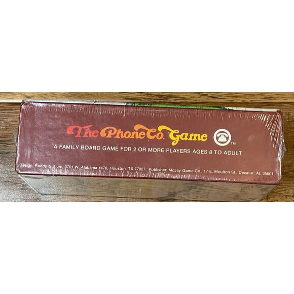 1983 McJay Game Company The Phone Co. Family Board Game NEW SEALED NOS RARE - Picture 4 of 7